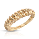 leeada flora gold ring