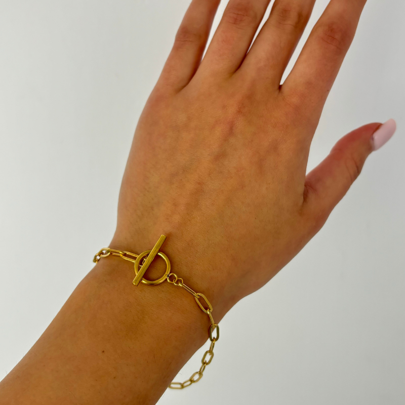 aahana madrid gold chain bracelet