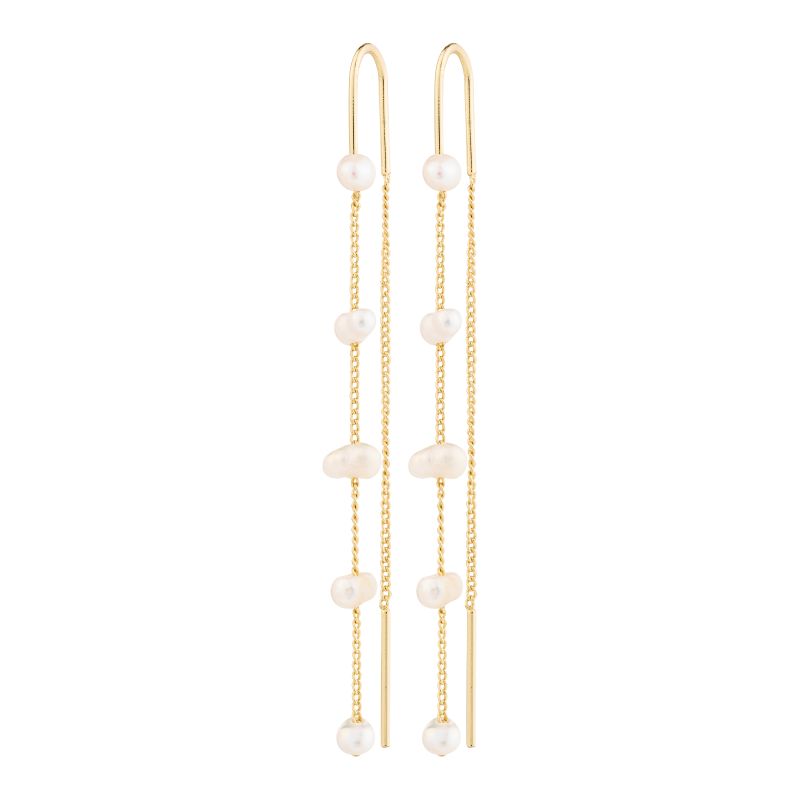 pilgrim zenaia gold pearl earring