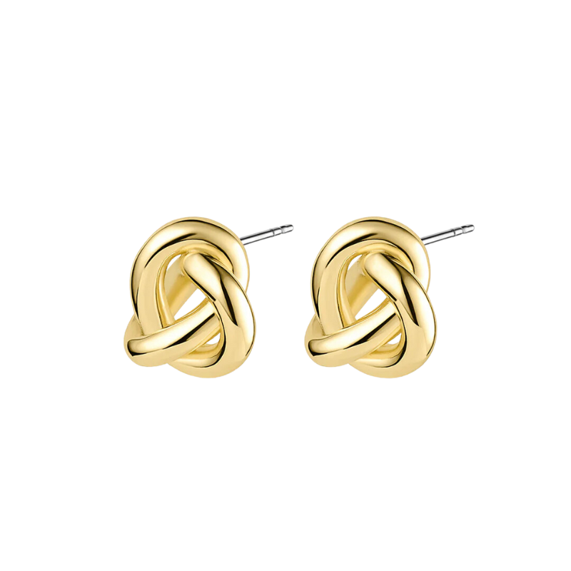 gorjana infinity gold knot earring