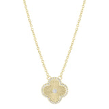 electric picks icon gold cz necklace
