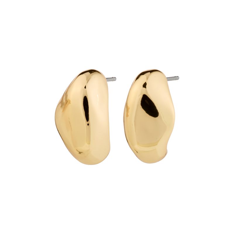 pilgrim dune gold chunky earring