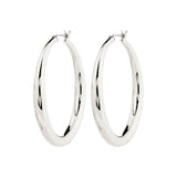 pilgrim jorun silver large hoop earring