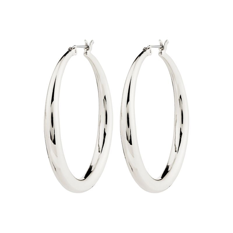 pilgrim jorun silver large hoop earring