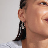 pilgrim larisa silver hoop earring