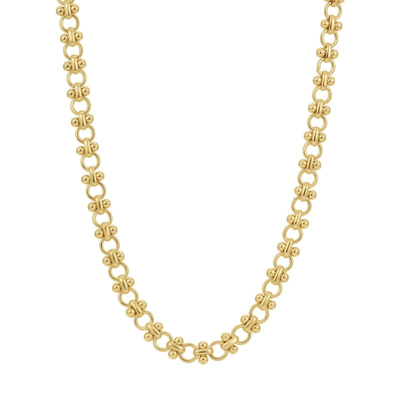 leeada chloe gold chain necklace