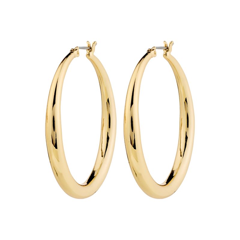 pilgrim jorun gold large hoop earring