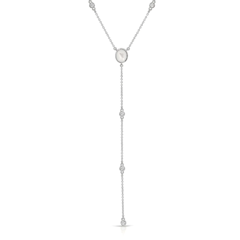 elizabeth stone silver supernova y necklace