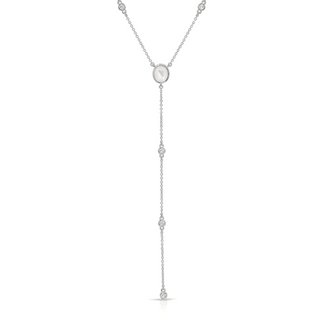 elizabeth stone silver supernova y necklace