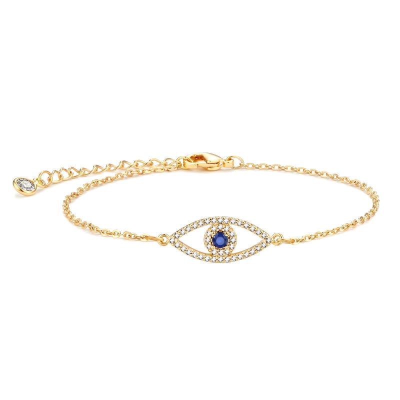 aahana gaze gold cz bracelet