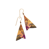 holly yashi all a flutter amber wave gold niobium earring