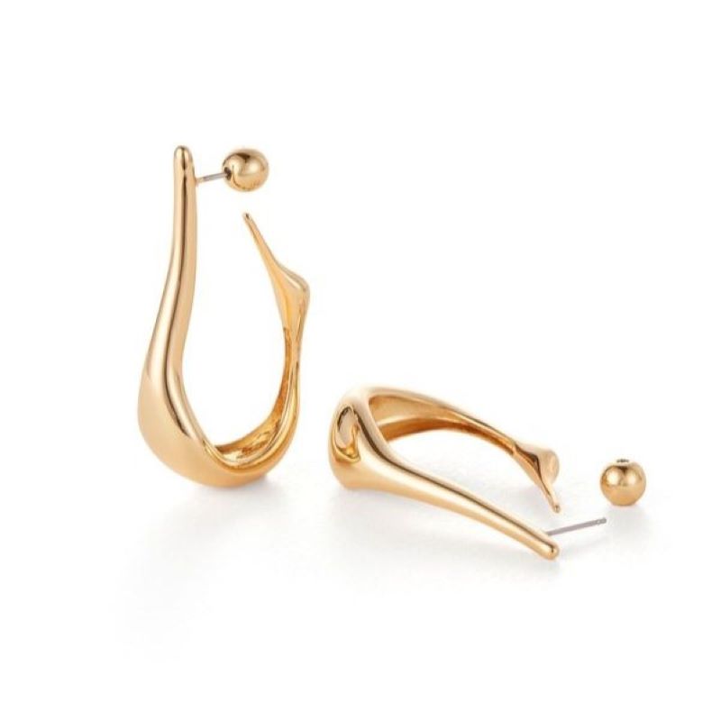 jenny bird colette gold large medium hoop earring
