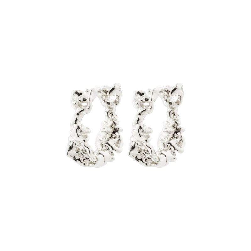 pilgrim trust silver  earring