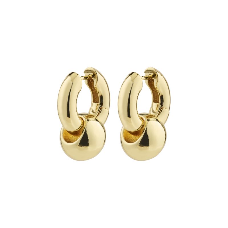 pilgrim gold intent earring