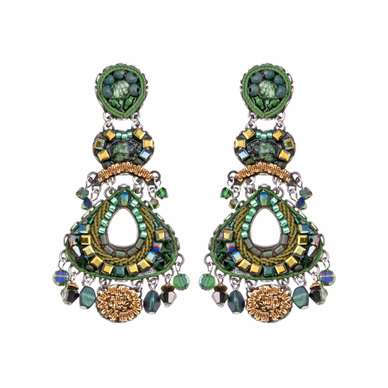 ayala bar evergreen avocado earring