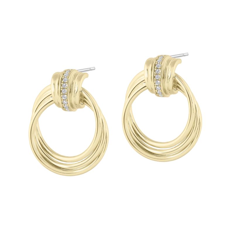 electric picks casablanca gold earring
