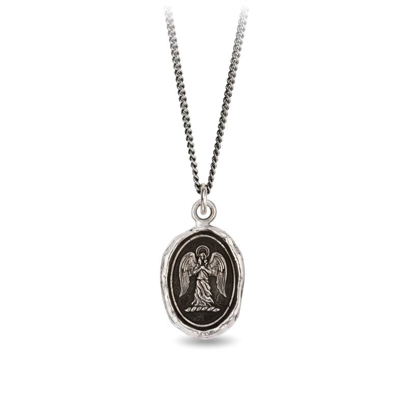 pyrrha guardian angel silver talisman