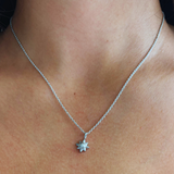 elizabeth stone supernova silver pendant necklace