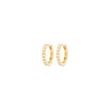 pilgrim kalia gold pearl hoop earring