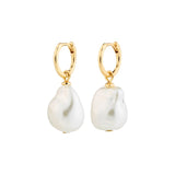 pilgrim sky gold pearl earring