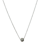 anuja tolia mirrorball silver necklace