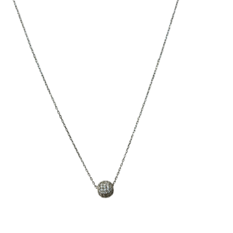anuja tolia mirrorball silver necklace
