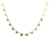 eneida franca ovais chain gold necklace