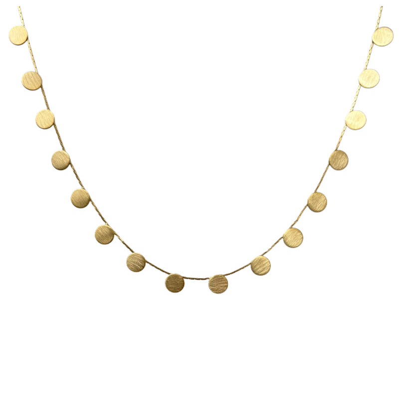 eneida franca ovais chain gold necklace