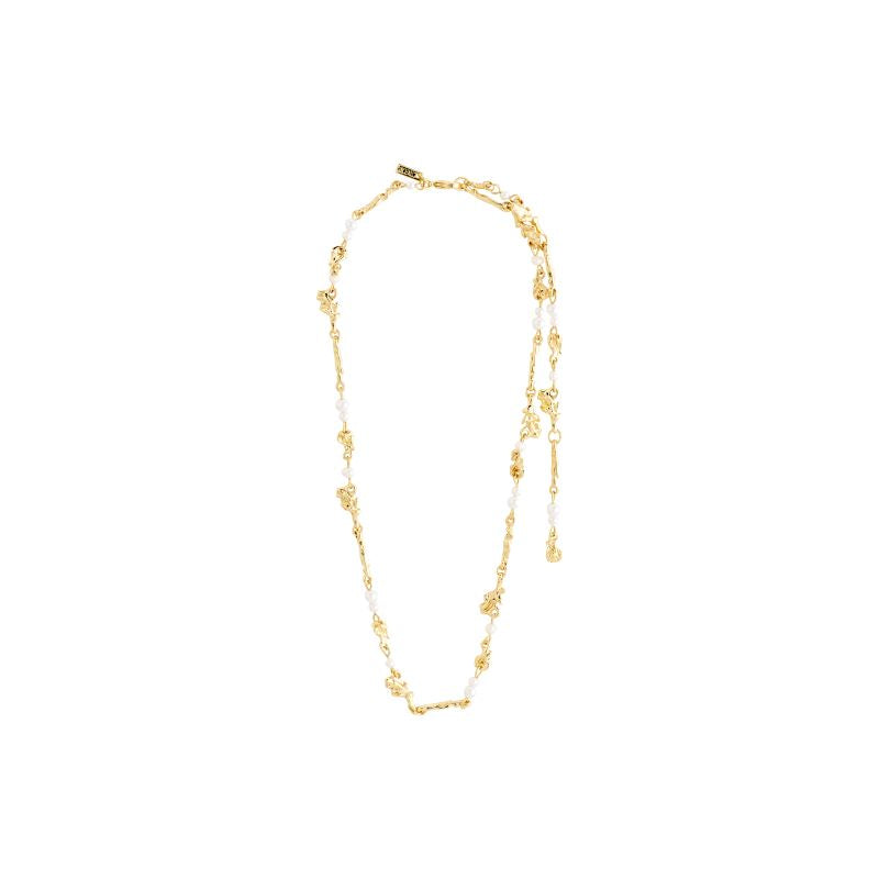 pilgrim jules gold recycled necklace