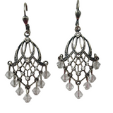 Delicate Silver Chandelier Earring