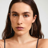 pilgrim sky gold chain earring