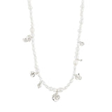 pilgrim silver intent pearl necklace
