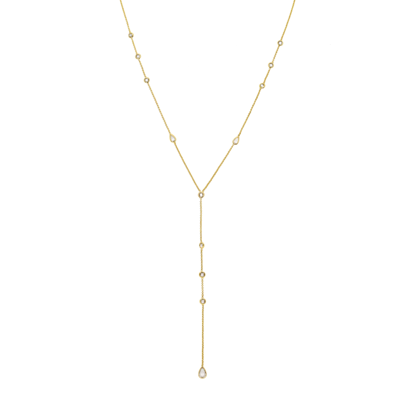 sahira alexia gold cz lariat