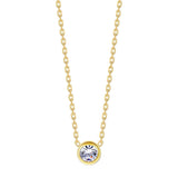 aahana valencia gold cz necklace