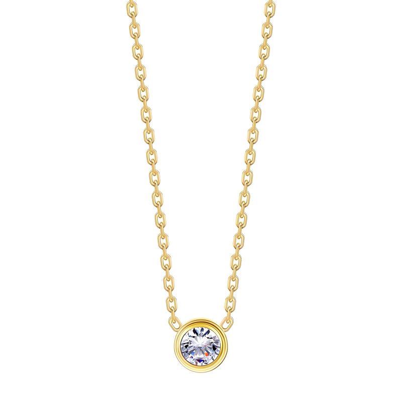 aahana valencia gold cz necklace