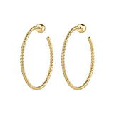 gorjana crew gold large hoop earring