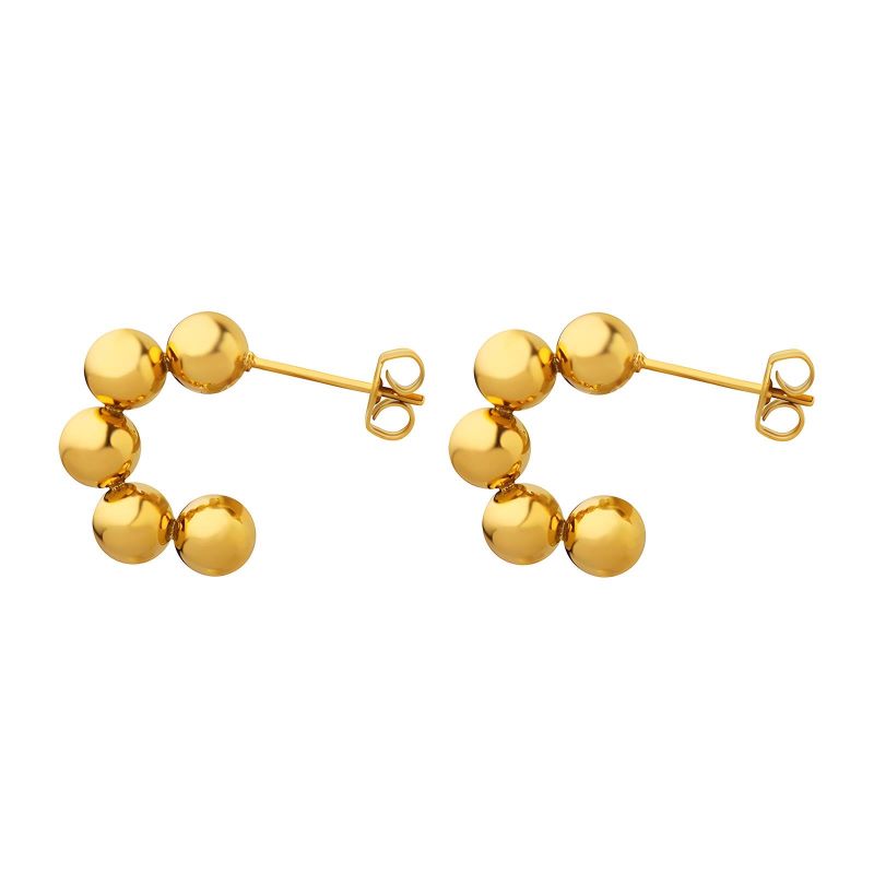 aahana barcelona gold hoop earring