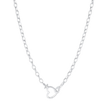 gorjana silver parker heart necklace