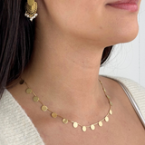 eneida franca ovais chain gold necklace