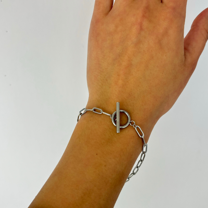 aahana madrid silver chain bracelet