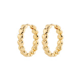 pilgrim maeve gold hoop earring