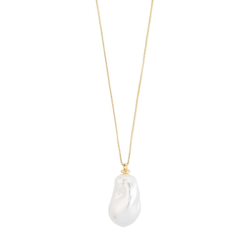 pilgrim sky gold pearl necklace