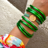 Buddha Mantra Bracelet - Pine Green