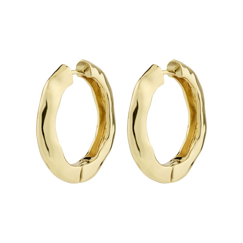 pilgrim gold believe hoop earring