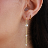 Linear Chain Earring