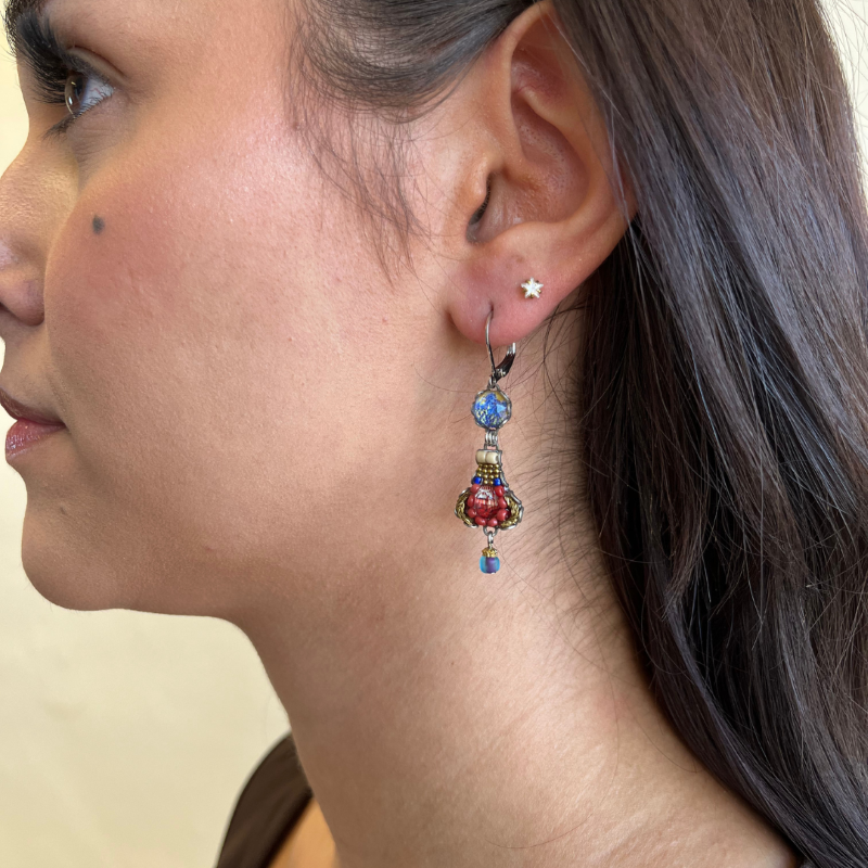 Ruby Frida Earring