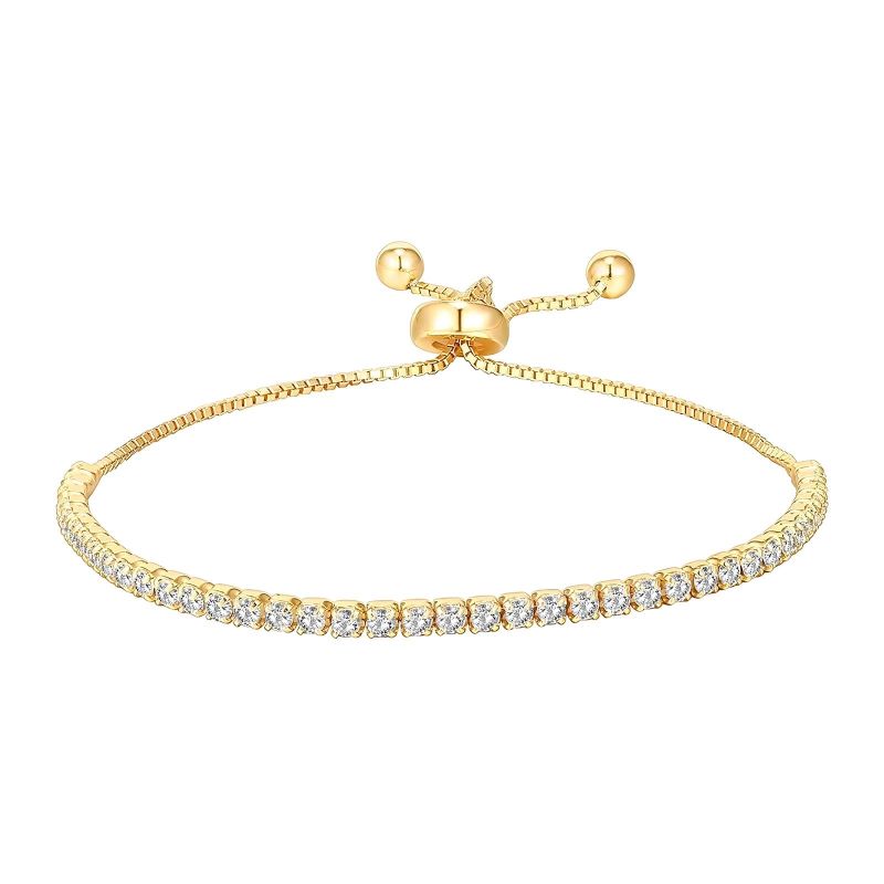 aahana valencia gold  cz anklet