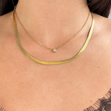 aahana ocean gold chain necklace