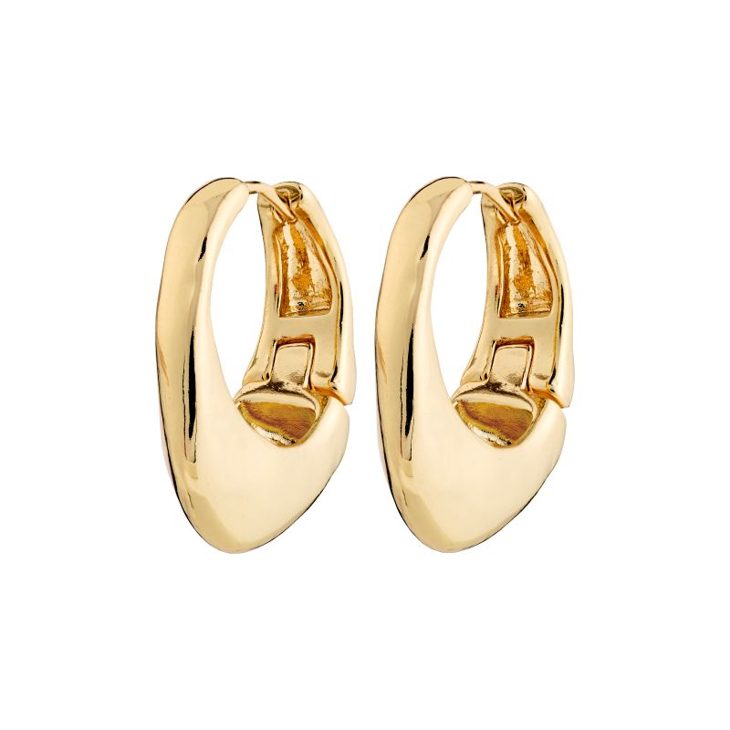 pilgrim dune gold hoop earring