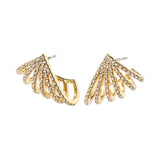  pilgrim priscilla gold crystal earring